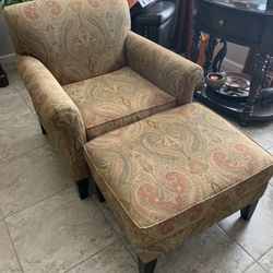 Chair and Ottoman 
