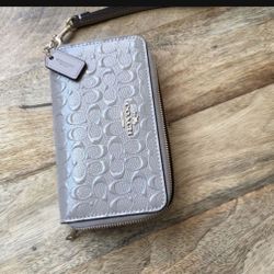 New Coach Nude Wallet Wristlet Zip