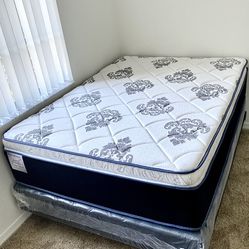 Full Size Mattress 14” Inches Thick Pillow Top Deluxe All Size Direct From Factory Same Day Delivery Available 