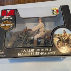 GI Joe US Army Courier WLA Harley Davidson