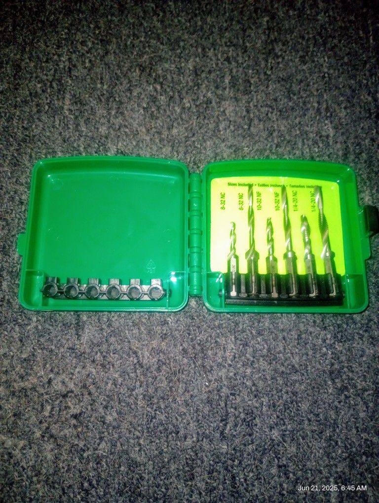Greenlee Drill/Tap/Countersink drill Bit Set