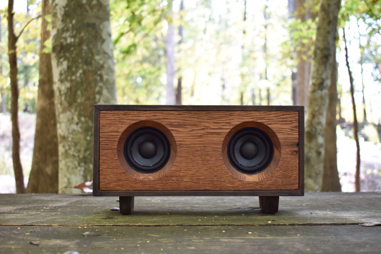 Bluetooth wooden speaker