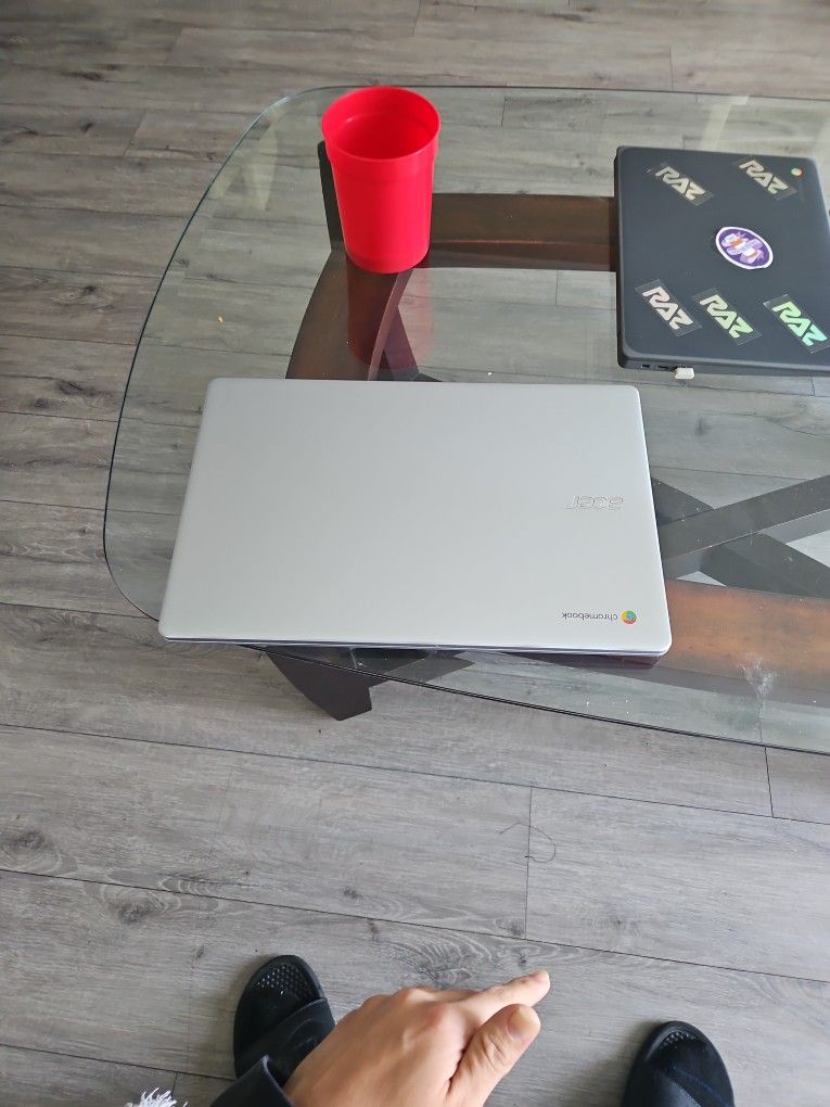 Two Chrome Books Working