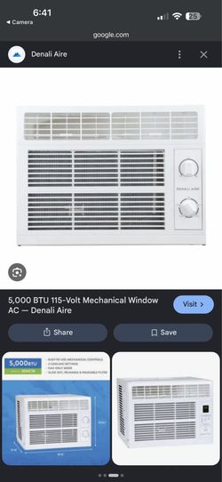 Denali aire air conditioner 5000 btu