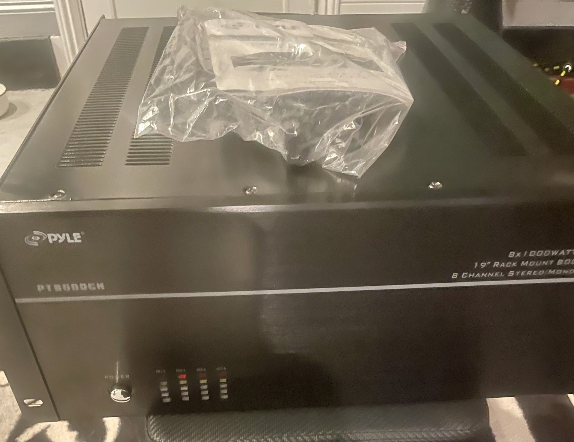 Pyle 8000 Watt 4 Zone Amplifier 