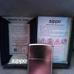 A Zippo lighter