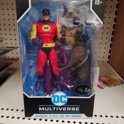 McFarlane DC Multiverse Batman And Ace The Bat-Hound silver Age Platinum Edition 