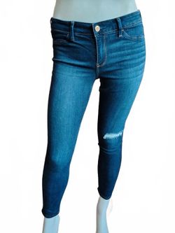 Hollister Skinny Jeans Distressed Size 9R