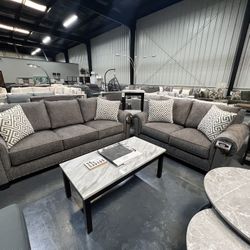 2pc Sofa & Love Seat