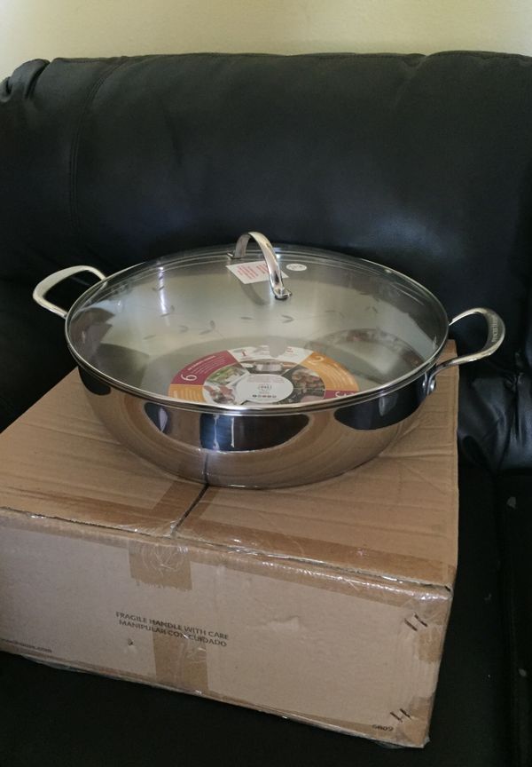 Princess House pan stainless steel 8.7 quarts for Sale in Hemet, CA