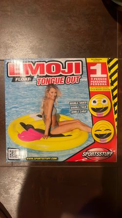 Pool Float- large emoji: tongue out