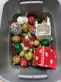 Mixed Christmas Ornaments and Decorations Lot