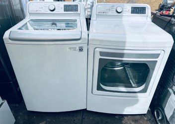 LG. WASHER AND GAS DRYER