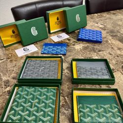 Designer Wallets & Cardholders (Multiple Colors)