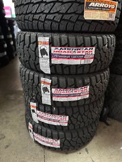 LT275/65R20 American RT 4 llantas nuevas instaladas y balanceada