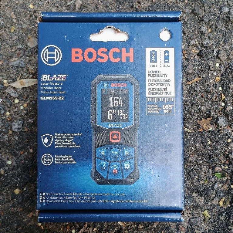 BOSCH BLAZE LASER MEASURE(GLM-22)(NEW)
