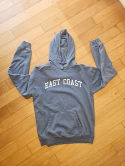 Blue Unisex hoodie. East coast