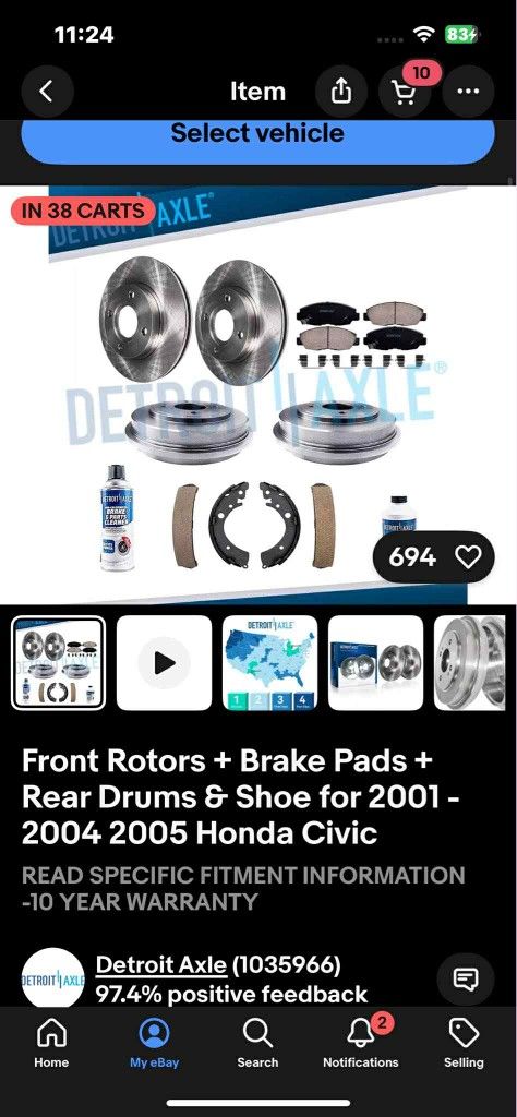 Parts For A 2001-2005 Honda Civic