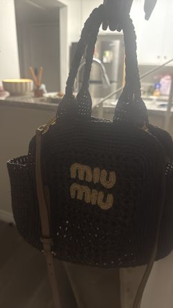 Miu Miu crochet handbag