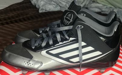 Adidas Men's Lightning Md Mid Molded Football Cleats, Black|White|Platinum