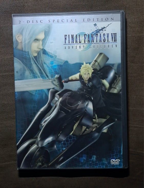 FINAL FANTASY VII ADVENT CHILDREN DVD MOVIE 2 DISC COLLECTORS SPECIAL EDITION 