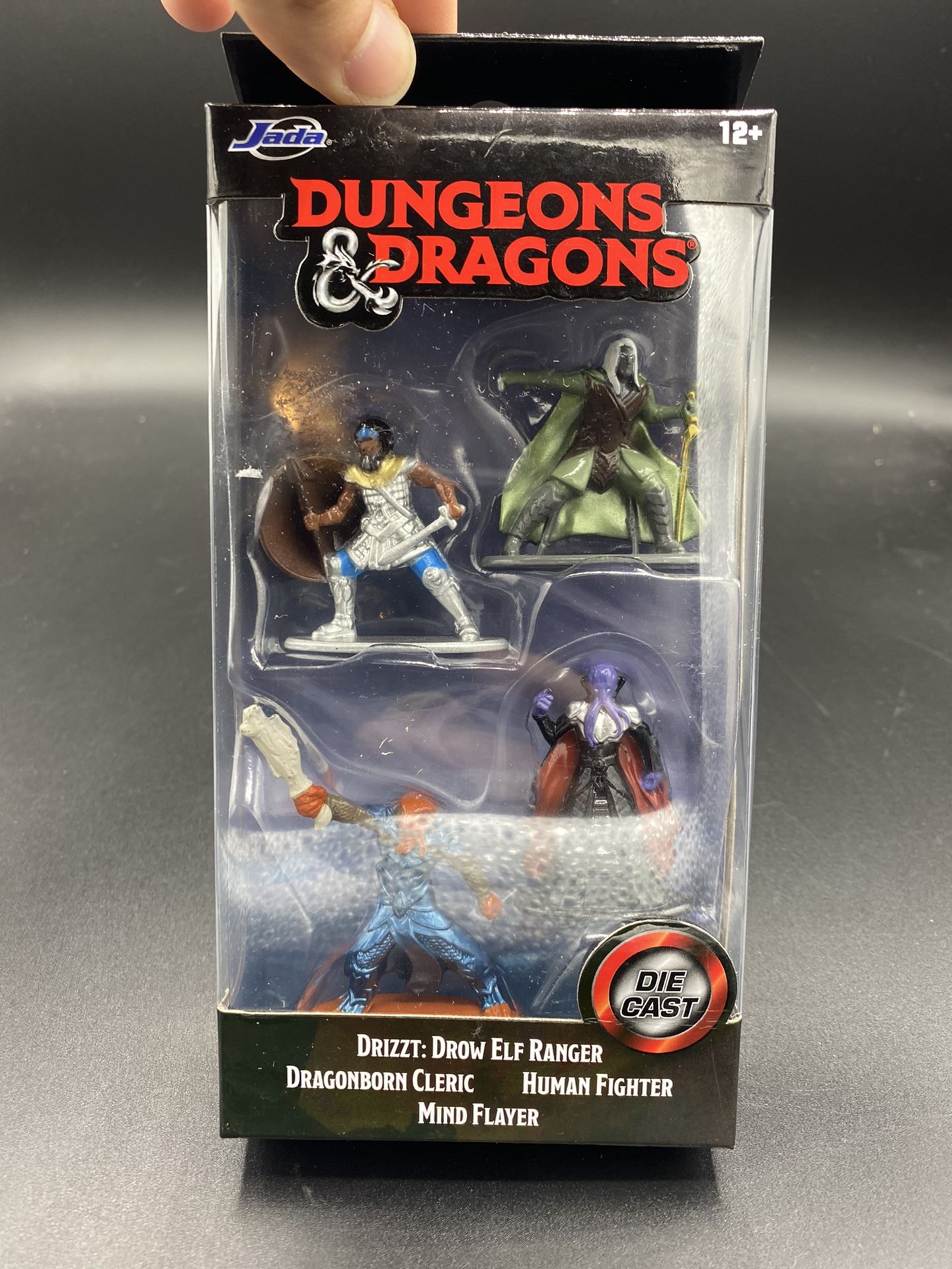 Brand New Rare Dungeons & Dragons Drizzt Die-cast Figure Set Jada Toys