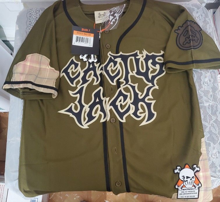 Travis Scott Cactus Jack Astroworld Baseball Jersey $130 RETAIL
