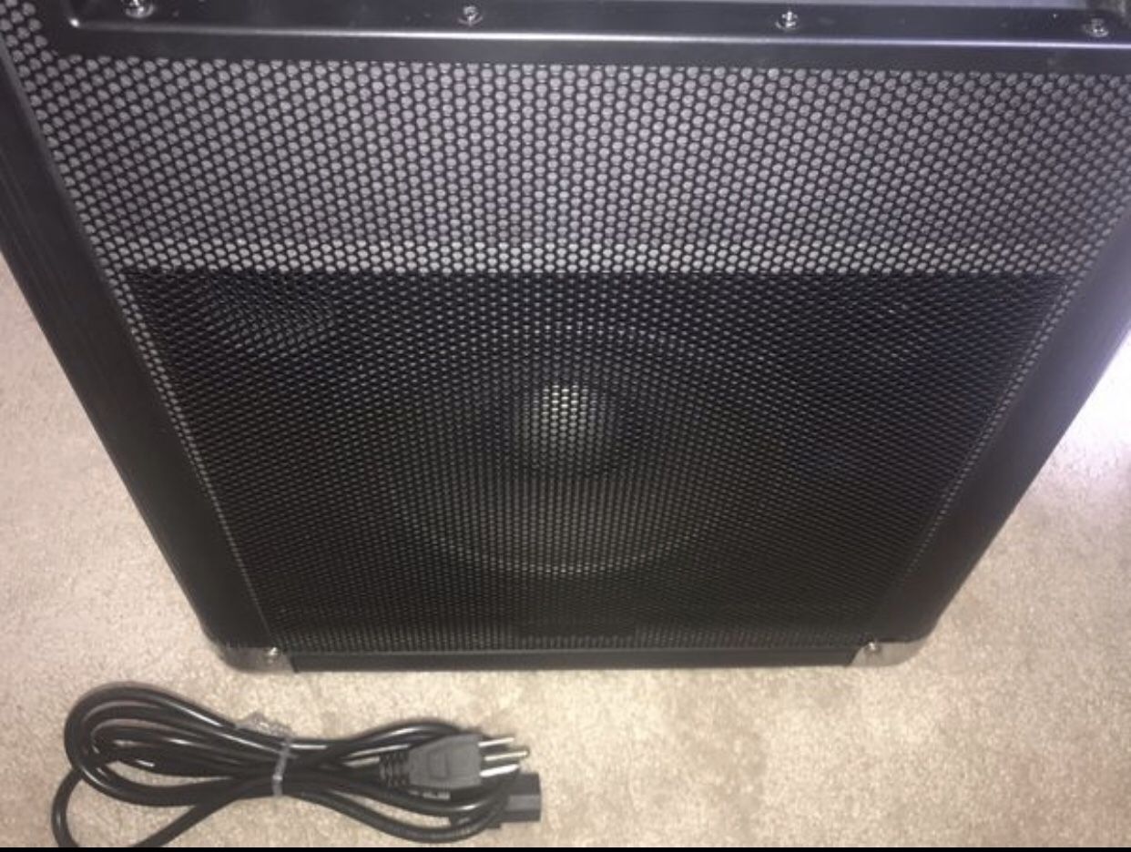 Ion Block Rocker Portable Sound System PA Speaker AM/FM Dock