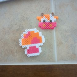 Neon Pink X Orange Mushroom X Cow