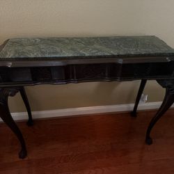 Marble Top Buffet Table