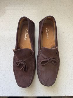 Clark’s suede driving shoes