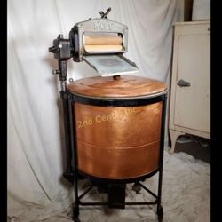 1912 Easy Brand Round Copper Vacuum Washer Model M