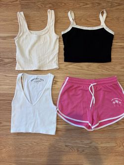 Women's Crop Tops and Shorts Bundle