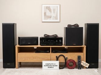 Complete 5.1 Home Theater Surround Sound System - Sony, Polk, Technics