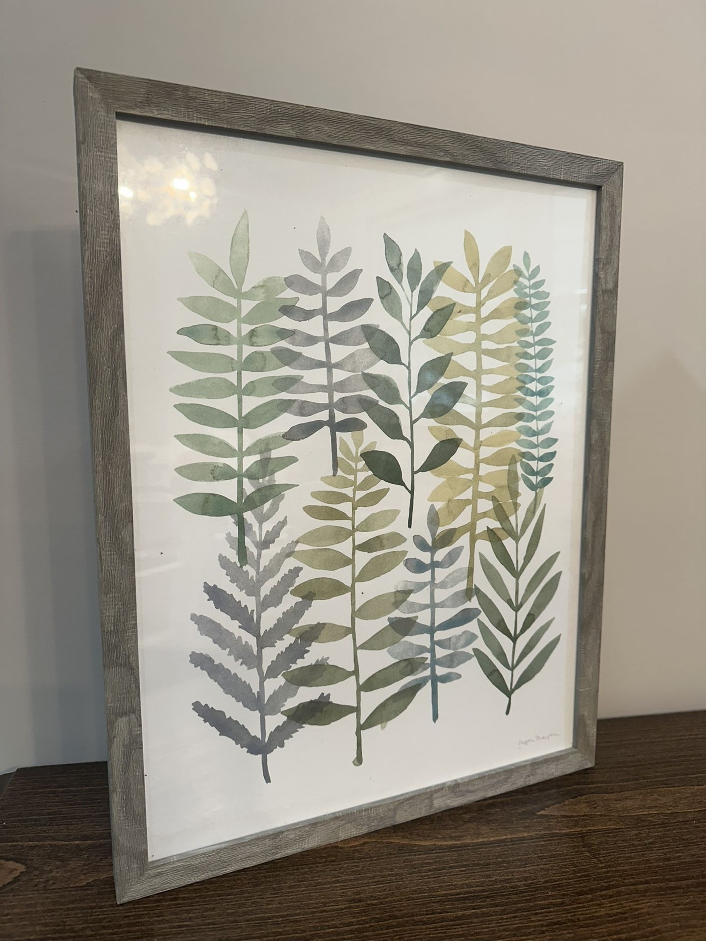 Watercolor Fern Botany Art