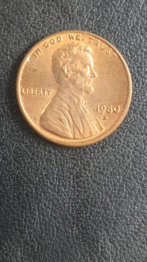 1980 D. Mint Penny