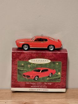 1969 Pontiac GTO The Judge Vintage Hallmark Ornament