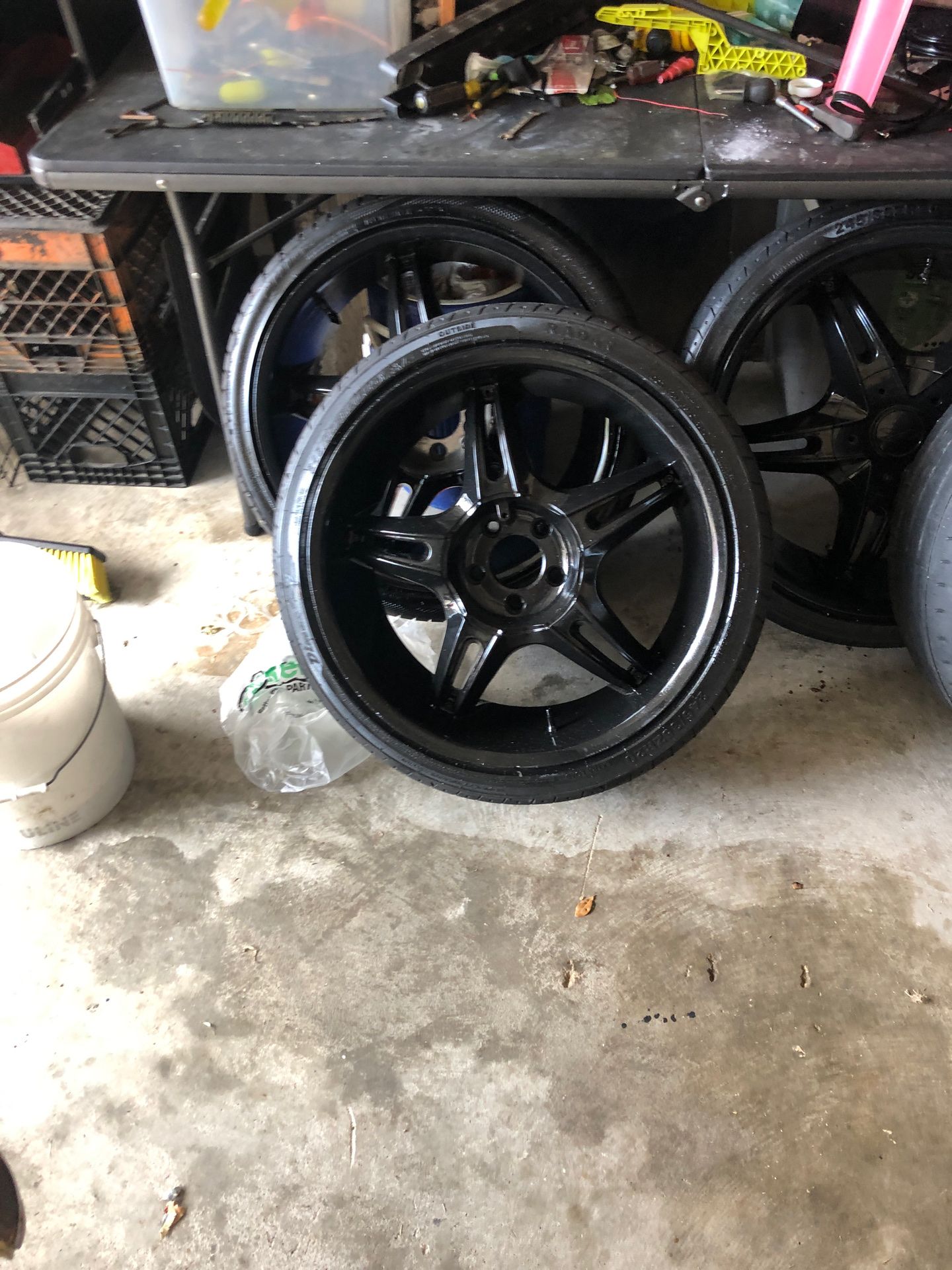 20 inch blacked out rims