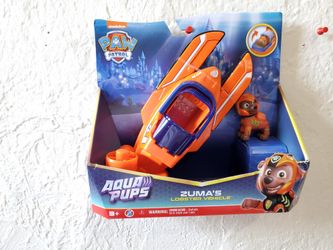 PAW Patrol Aqua Pups, Zuma Transforming Vehicle with Figure for Kids 3 and  up