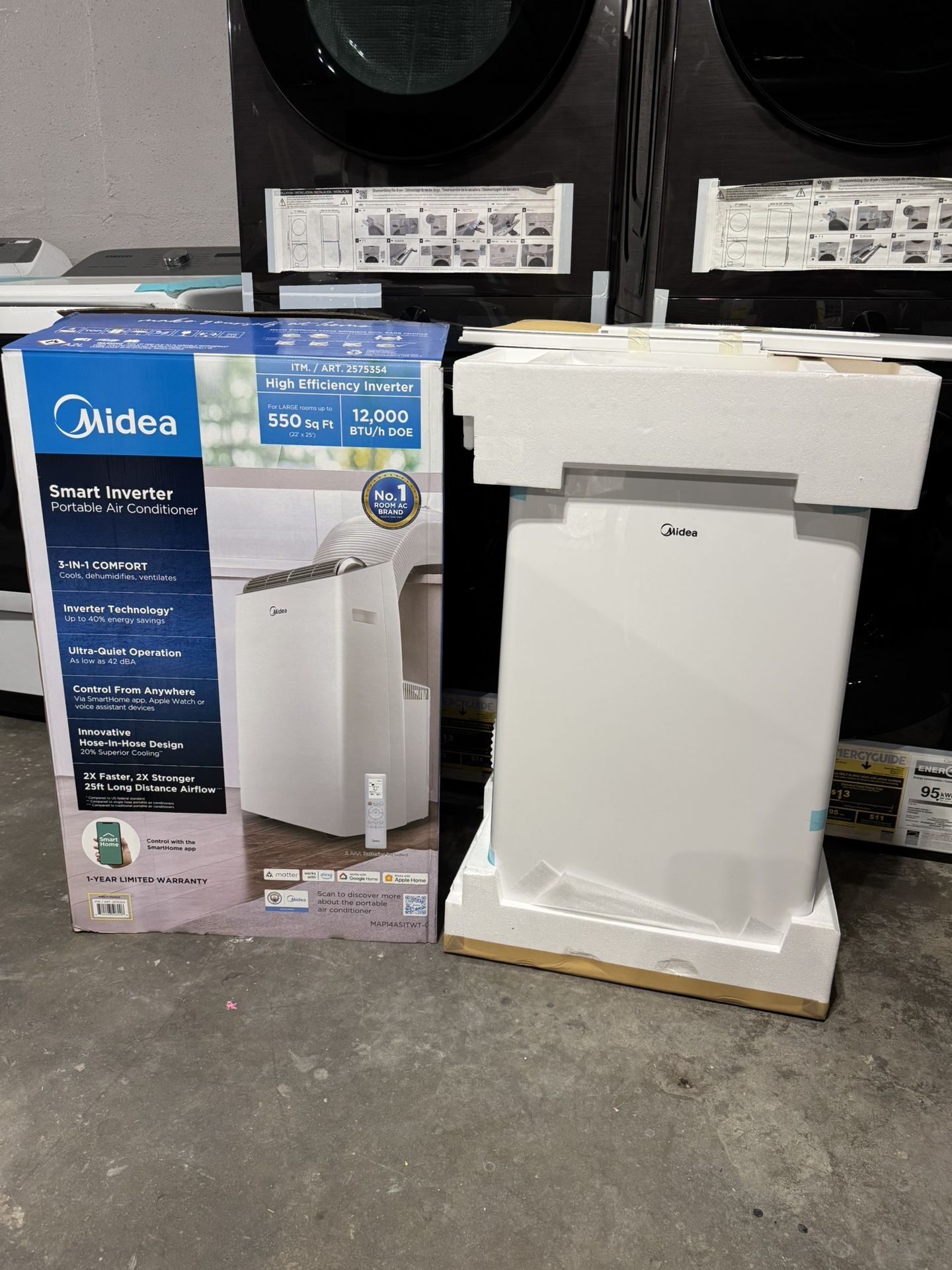 Midea 12,000 Btu Portable Air Conditioner 