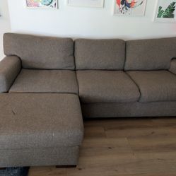 3 Piece Large Couch Set With Ottoman 