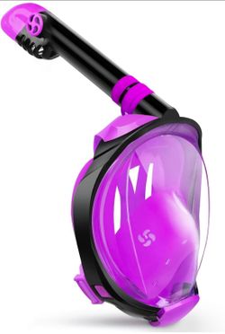 Full Face Snorkel Mask with Camera Mount