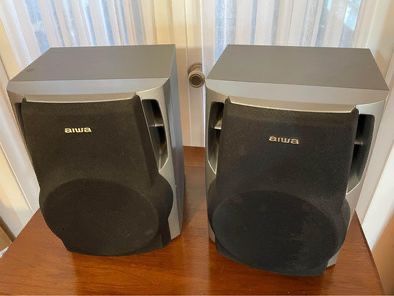 Vintage Aiwa 100 Watt Speakers Model SX-NA702