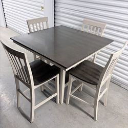 FREE DELIVERY Counter Height Dining Table And 4 Chairs