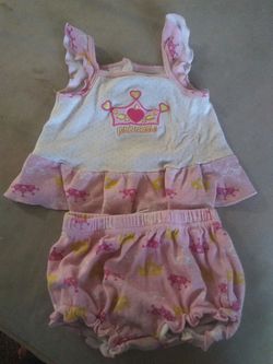 Princess PJ SET 12 MONTHS