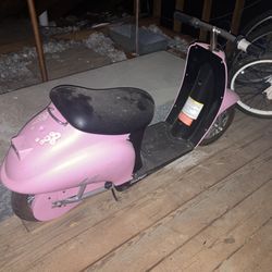 Pink Scooter For Girls-electric