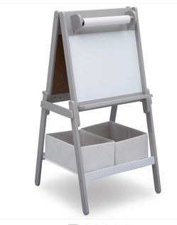 Kids Double-Sided Art Easel with Storage