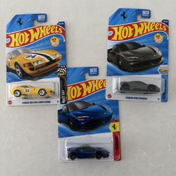Hot Wheels Ferrari Bundle Of 3 