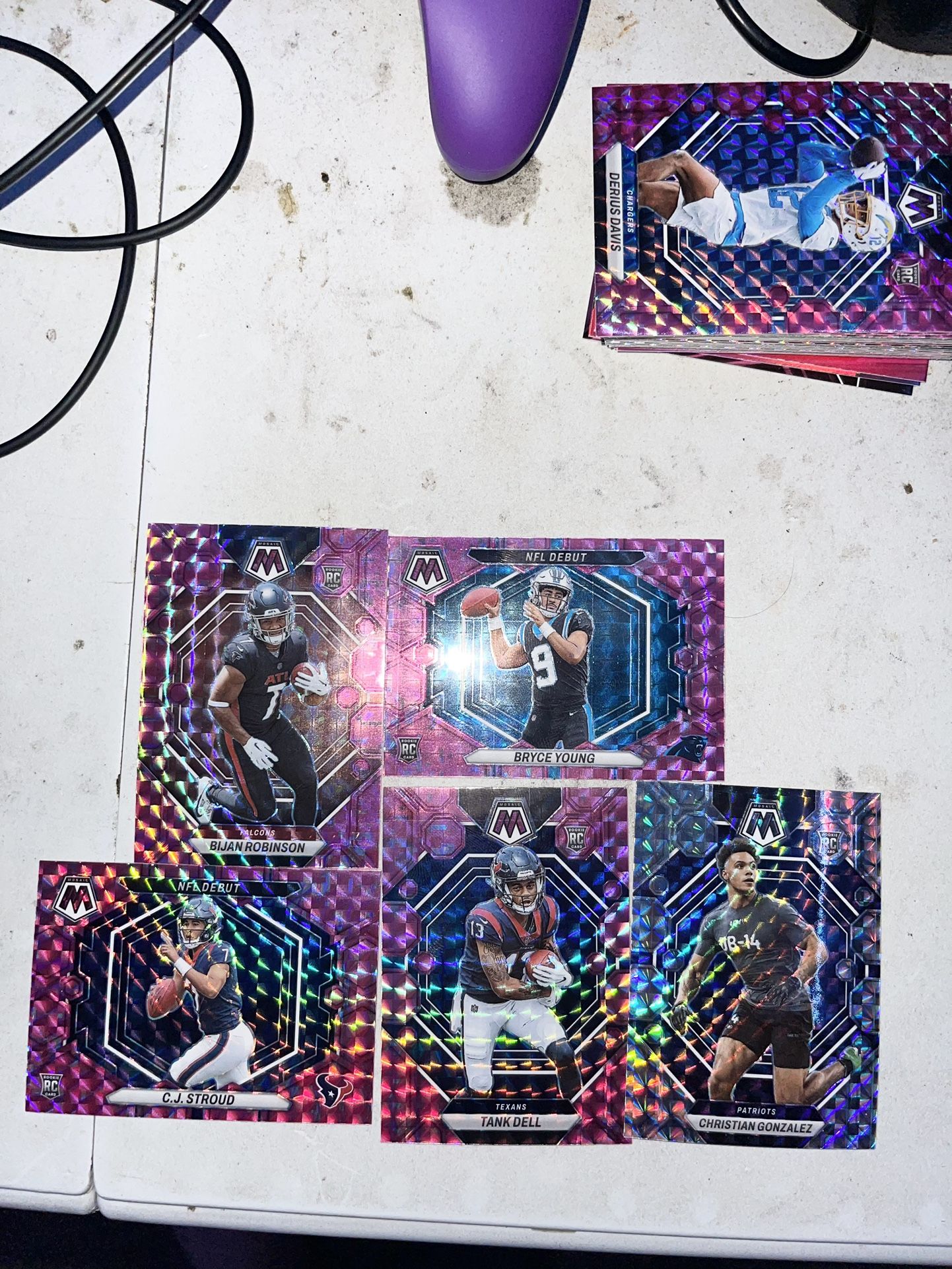 Mosaic Cards CJ Stroud , Bryce Young Nfl Debut