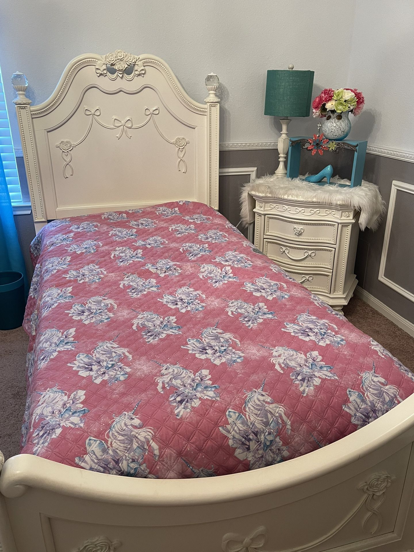 Disney Princess Dreamer 5 Pcs Twin Panel Bed